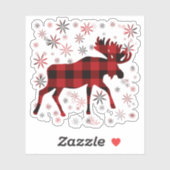 ヴィンテージムース赤雪片 シール (シート)