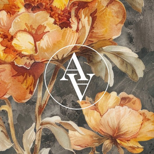 ヴィンテージムーディダークフラワー絵画ズの静物詩 ポスター