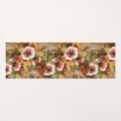 ヴィンテージムーディトロピカル開花 ヨガマット (正面(横))