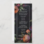 ヴィンテージムード暗いフローラボーバラ (裏面)