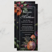 ヴィンテージムード暗いフローラボーバラ (正面/裏面)