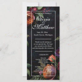 ヴィンテージムード暗いフローラボーバラ