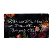 ヴィンテージムード暗いフローラボーバラ ラベル (正面)