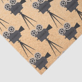 ヴィンテージムービーカメラパターン 薄葉紙 (詳細)