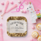 ヴィンテージムービーチケットブライダル日付夜アイディア ペーパープレート (パーティー)