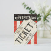 ヴィンテージムービーチケット ポストカード (スタンド正面)