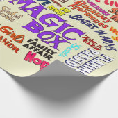 ヴィンテージムービー引用文ことわざフレーズ文字語  ラッピングペーパー (角)