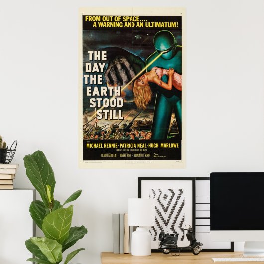 ヴィンテージムービー1951年の大地の芸術作品 ポスター (ホームオフィス)