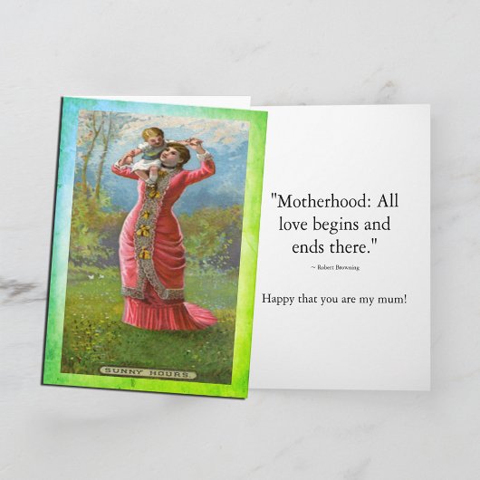 ヴィンテージムームサニーアワーズマザーズデイ カード