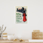 ヴィンテージムーランデラガレットフランスのアート ポスター (キッチン)