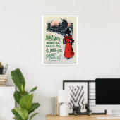 ヴィンテージムーランデラガレットフランスのアート ポスター (ホームオフィス)