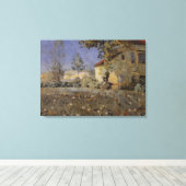 ヴィンテージムーリアピーターセンハウスインガーデン キャンバスプリント (インサイチュ (ウッドフロア))