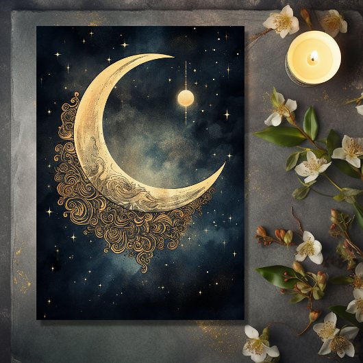 ヴィンテージムーンアンドスターズ天結婚星詳細 エンクロージャーカード