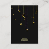 ヴィンテージムーンイヤリングカード 名刺 (裏面)