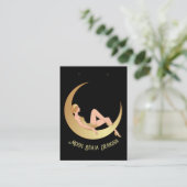 ヴィンテージムーンイヤリングカード 名刺 (スタンド正面)