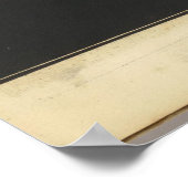 ヴィンテージムーンイラストレーション ポスター (角)