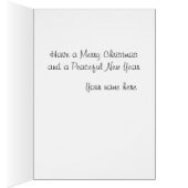 ヴィンテージムーンエンジェルグリーティングカード (内側 (右))