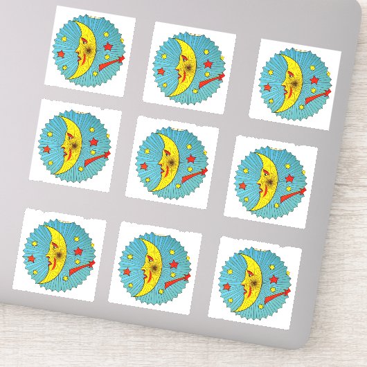 ヴィンテージムーンスティッカー | 天の装飾 シール (詳細)