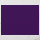 ヴィンテージムーンライトバイオレットフラススクラップブック紙 (裏面)