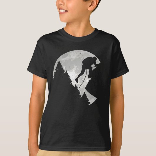 ヴィンテージムーンロック登山登山登山 Tシャツ (正面)