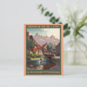 ヴィンテージメイエンヌフランス列車フランスの旅行 ポストカード (スタンド正面)