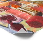 ヴィンテージメイクアップコラージュ ポスター (角)