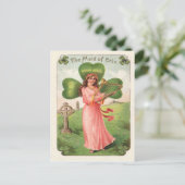 ヴィンテージメイドオブエリンセントパトリックデイカード ポストカード (スタンド正面)