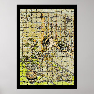 ヴィンテージメイモダンクコArt Poster ポスター