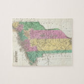 ヴィンテージメインの地図(1827年) ジグソーパズル (横)