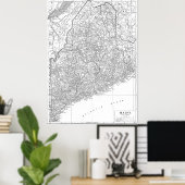 ヴィンテージメインの地図（1911年） ポスター (ホームオフィス)