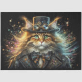 ヴィンテージメインコーンステームパンクお洒落デクページ 薄葉紙 (正面)