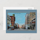 ヴィンテージメイン通りジョプリンミズーリ ポストカード (正面/裏面)