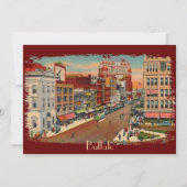 ヴィンテージメイン通りバッファローパーティの招待状 招待状 (正面)