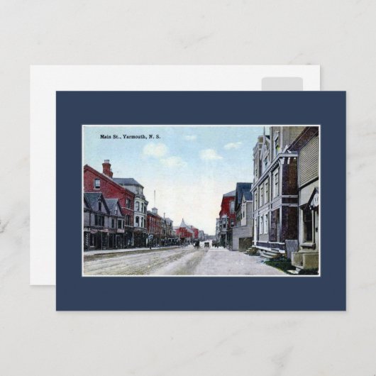 ヴィンテージメイン通りヤーマスNS ポストカード (正面/裏面)