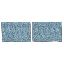 ヴィンテージメイ・モリス・アルカディアの花と葉 枕カバー