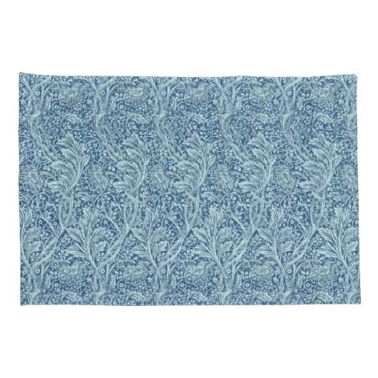 ヴィンテージメイ・モリス・アルカディアの花と葉 枕カバー (裏面-右)