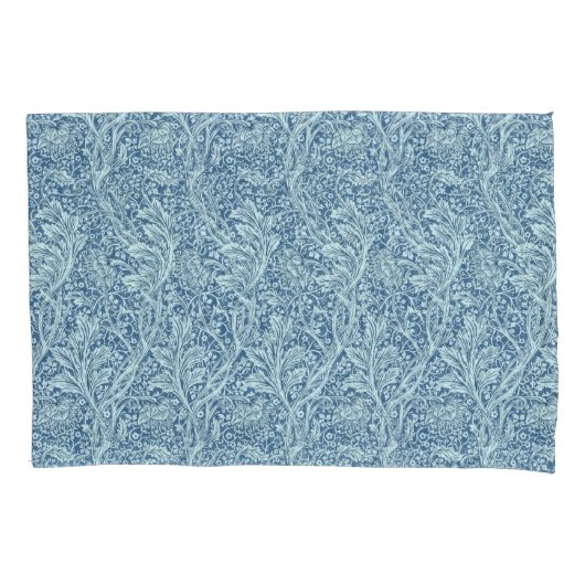 ヴィンテージメイ・モリス・アルカディアの花と葉 枕カバー (正面左)