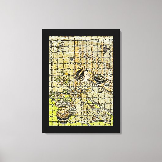 ヴィンテージメイCuckooとモダンArt Canvas Print キャンバスプリント (正面)