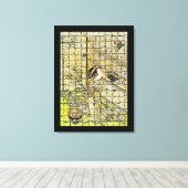 ヴィンテージメイCuckooとモダンArt Canvas Print キャンバスプリント (インサイチュ (ウッドフロア))