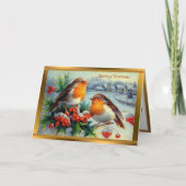 ヴィンテージメエレガントリークリスマス シーズンカード (正面)