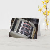 ヴィンテージメカニカルカリキュレータ –  カード (黄色い花)