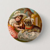 ヴィンテージメキシコのマスタング塗布剤Ad 缶バッジ (正面)