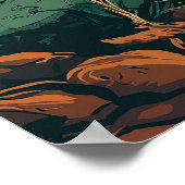 ヴィンテージメキシコサボテン旅行 ポスター (角)