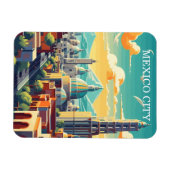 ヴィンテージメキシコシティメキシコ旅行記念品 マグネット (横)