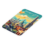 ヴィンテージメキシコシティメキシコ旅行記念品 マグネット (左側)