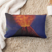 ヴィンテージメキシコトラベルパリクチン火山 ランバークッション (ブランケット)