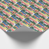 ヴィンテージメキシコビーチシーン ラッピングペーパー (角)