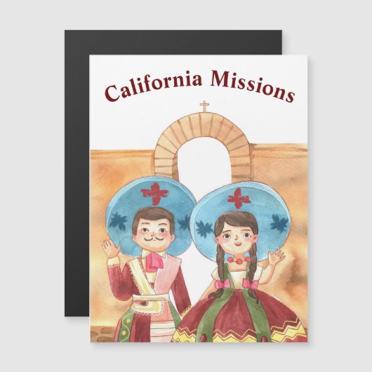 ヴィンテージメキシコフォーク人形の芸術ミッションSjC (正面/裏面)