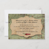 ヴィンテージメキシコレッドチリペッパーパーティー 招待状 (正面)