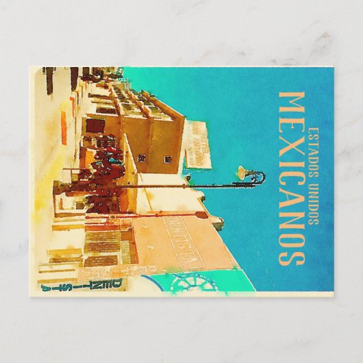 ヴィンテージメキシコ旅行はがき ポストカード (正面)